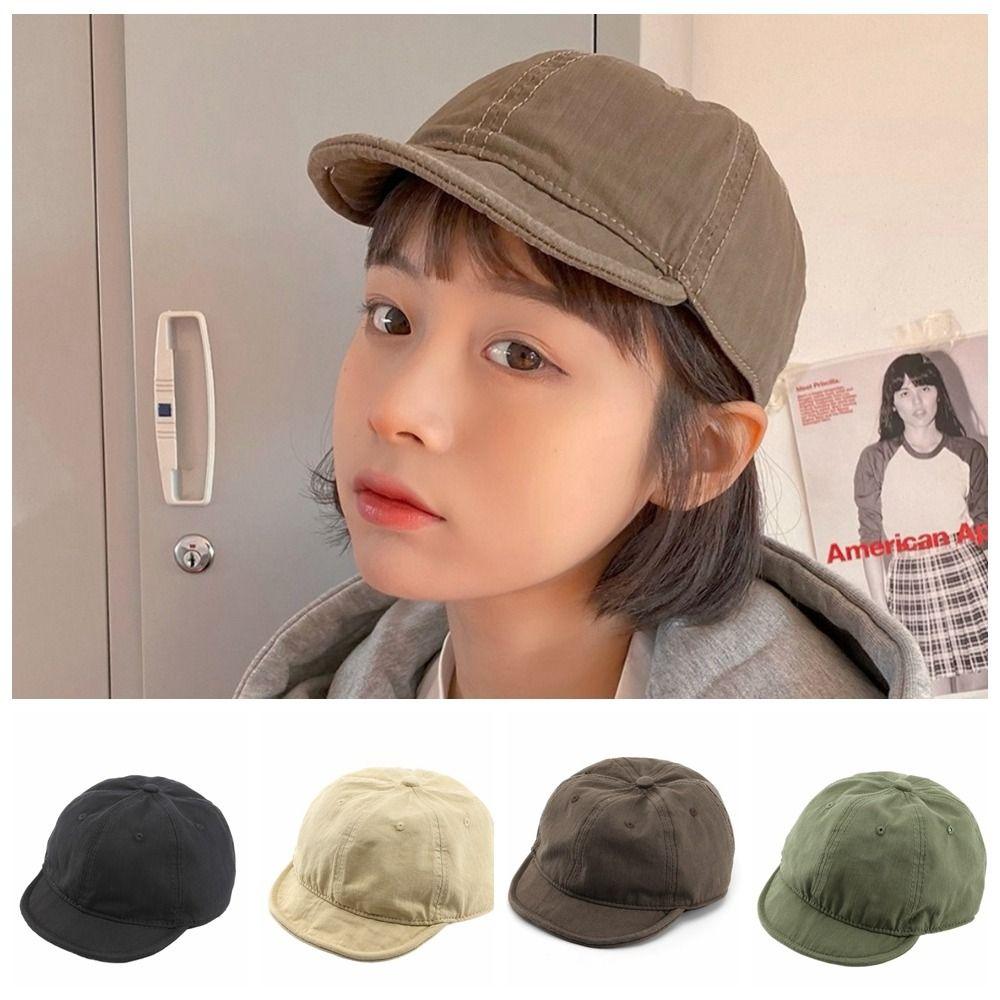 Солнцезащитная шляпа от солнца, однотонная кепка с козырьком, простая бейсболка с короткими полями, спортивная