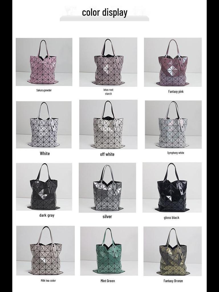 Women's Summer Diamond-Patterned Tote & Shoulder Bags – Japanese-Style, High-Capacity Designs