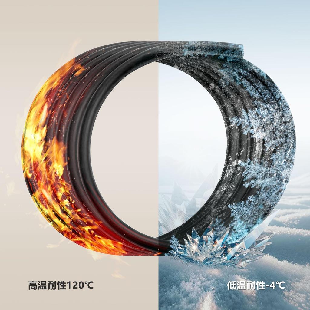 Pronese Fuel Hose, Inner Diameter 0.2 inch (6 mm), Gasoline Hose, 3 Layer Pipe,