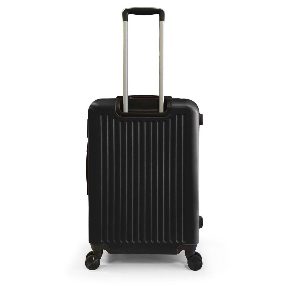 coral high Черный чемодан среднего размера из АБС-пластика 16402