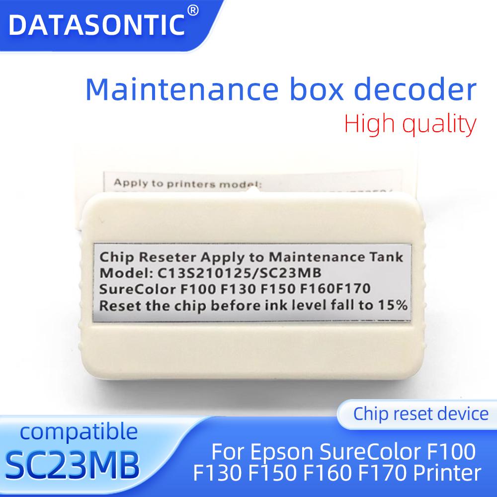 F170 C13S210125 S2101 S210125 чип-декодер SC23MB для Epson SureColor F100 F130 F150 F160 F170, устройство для сброса коробки обслуживания принтера