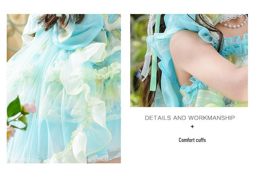 Girls' Summer Lolita Dress - Wizard of Oz Princess Birthday & Festival Gown