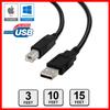 Кабель принтера USB 2.0 A-BA Male-B Male для HP Cannon Epson Dell Brother