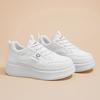 Маленькие белые туфли Женские 2025 Весна Новые Дышащие Кеды для скейтборда Детские ins Корейская версия Универсальные кроссовки на платформе Повседневная обувь