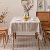 Cotton Linen Tablecloth Tassel Lace Table Cloth Ins Style Coffee Table Cloth Non-Slip Linen Picnic Tablecloth