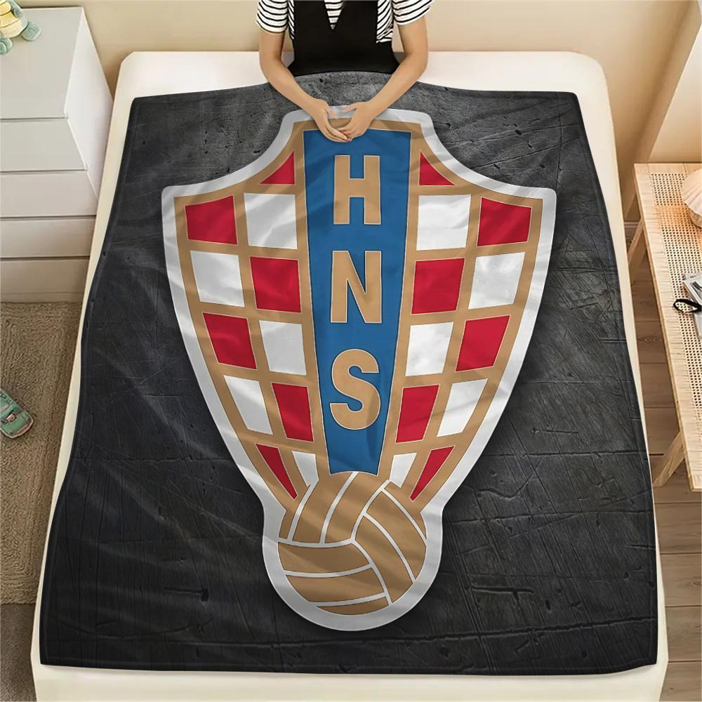 Croatia National Football Team Flannel Blanket, High quality Comfortable for All Seasons, Home Decor, Warmth and Comfort