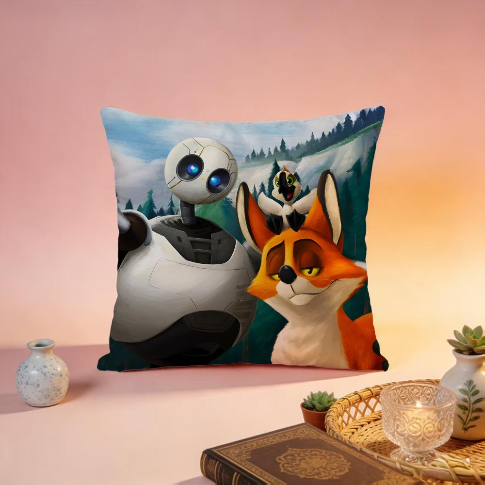 Trending TThe Wild Roboted Cushion Cover Premium SkinFriendly Pillow Case MultiPurpose for Home Office Travel