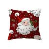 Милый Санта-Клаус на рождественскую тематику с принтом, чехол для подушки, украшение для дома, гостиной, дивана, квадратная подушка, наволочка