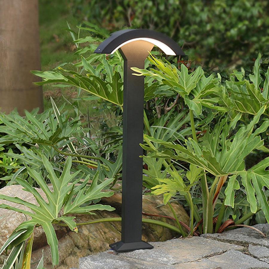 Thrisdar 60 см уличный PIR датчик движения свет для дорожек алюминиевые газонные лампы вилла ландшафтные колонны светильники