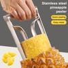 Pineapple Peeler Corer Cutter Tool Stainless Steel Fruit Slicer Lightweight Kitchen Gadget for Home Picnics Parties Travel
