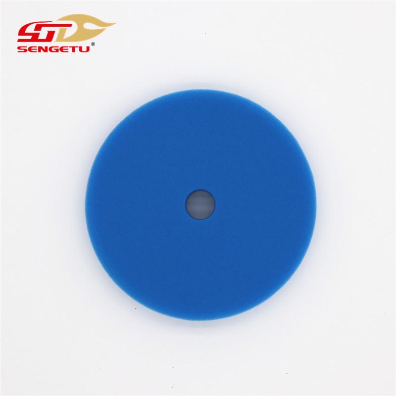 5-Inch Beveled Sponge Polishing Pad - Self-Adhesive Scratch Repair Tool