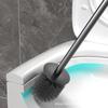 Punch-Free Wall-Mounted Toilet Brush: No Dead Corners Cleanup Artifact