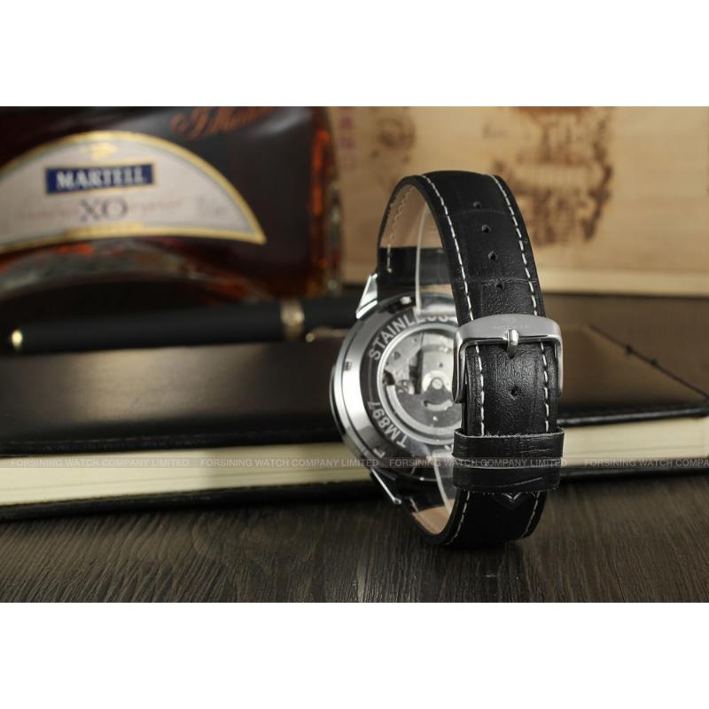 Forsining Men Fashion Casual Simple Mechanical Watch