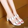 Fashion Women Fashion Versatile Summer High Heel Sandals Lady Sexy Comfortable High-heeled Slippers Elegant Minimalist Women Shoes