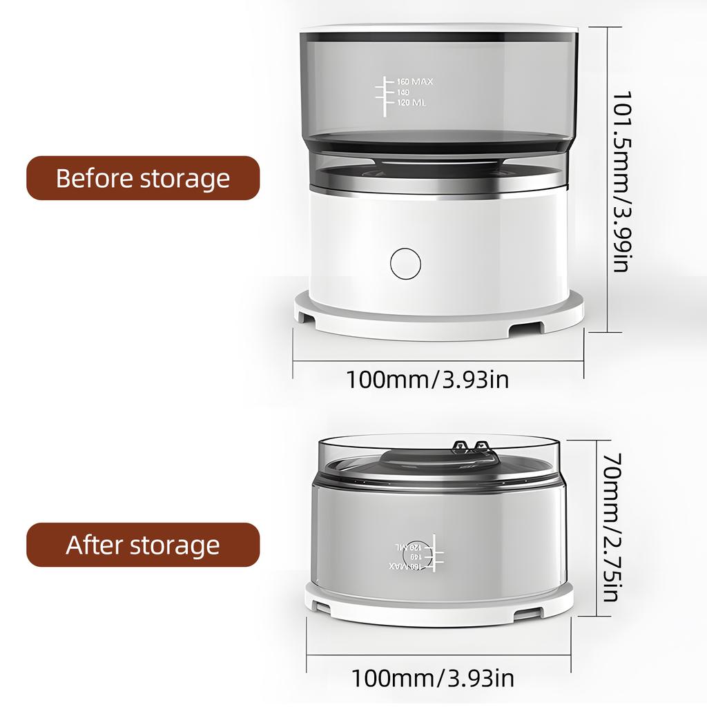 Капельница для кофе, 6,76 унций, 1-3 чашки, многоразовая кофеварка, капельница для самостоятельного приготовления кофе