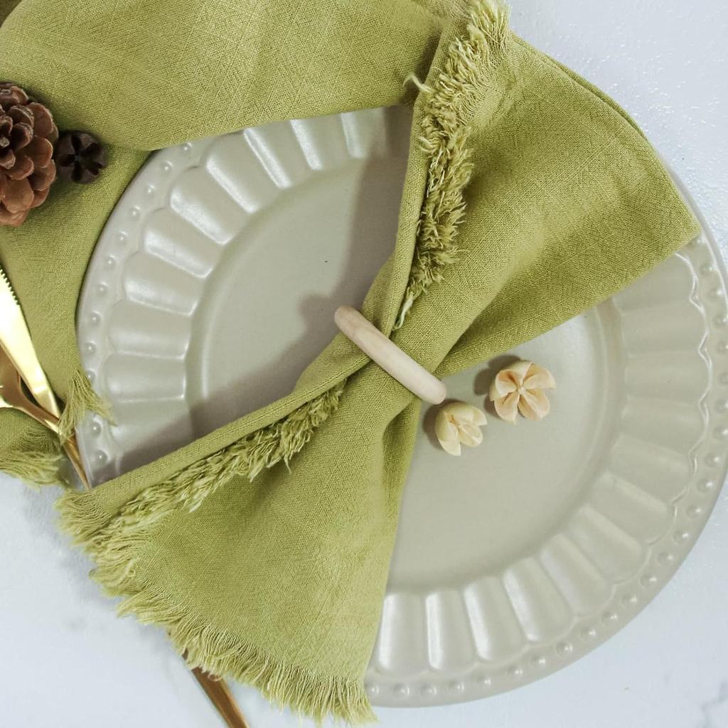 1PC Napkin Burlap Mouth Cloth Cotton Linen Party Holiday Decoration Table Runner Cross Border Factory Wholesale