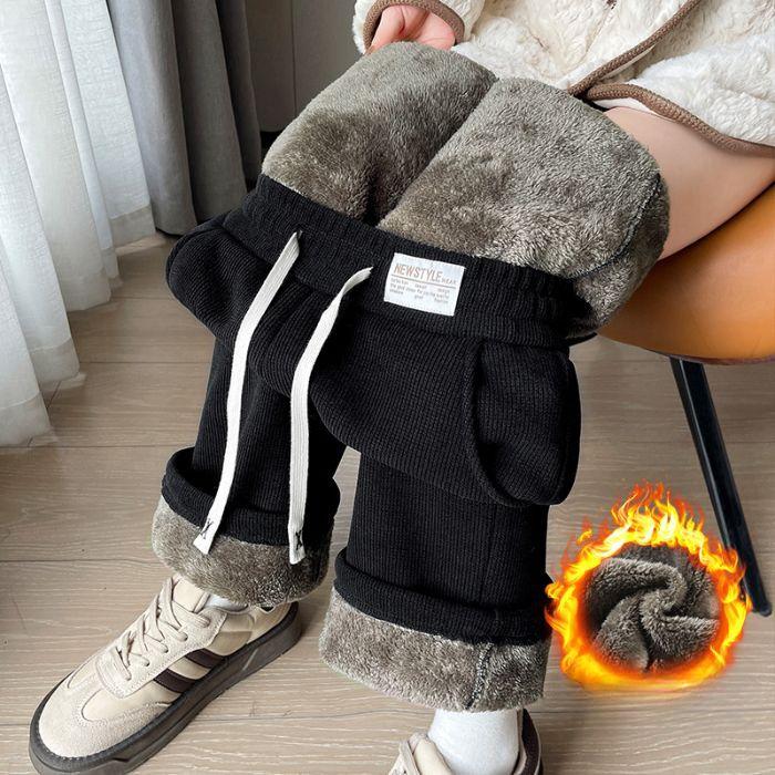 Широкие брюки из овечьего бархата для женщин на осень и зиму. Женские брюки из синели с утолщенным бархатом и теплым хлопковым волокном. Прямые брюки из вельвета.