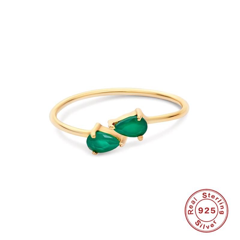 Стильное простое кольцо из стерлингового серебра 925 пробы с открытым крестом и подвеской в виде креста