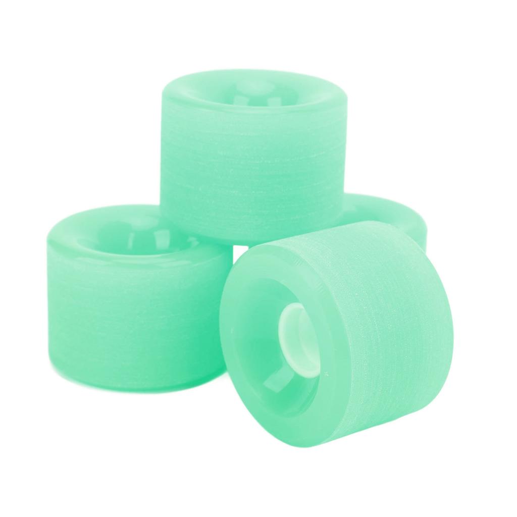 Skateboard Wheels PU High Hardness Fast Stable Longboard Cruiser Wheels for Ramp Asphalt Road Green