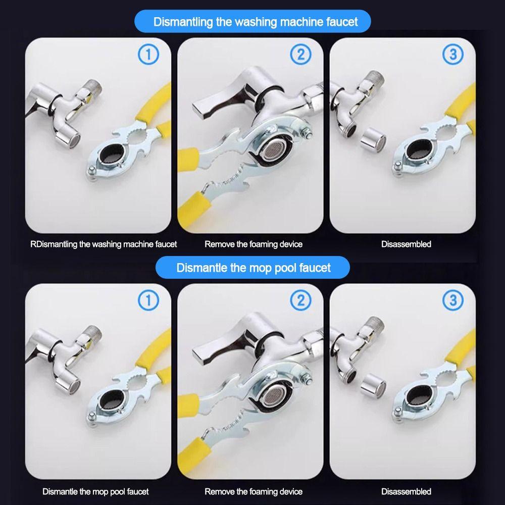 Разборка Установка Ремонт Снятие крана Гаечный ключ Инструмент для снятия излива раковины