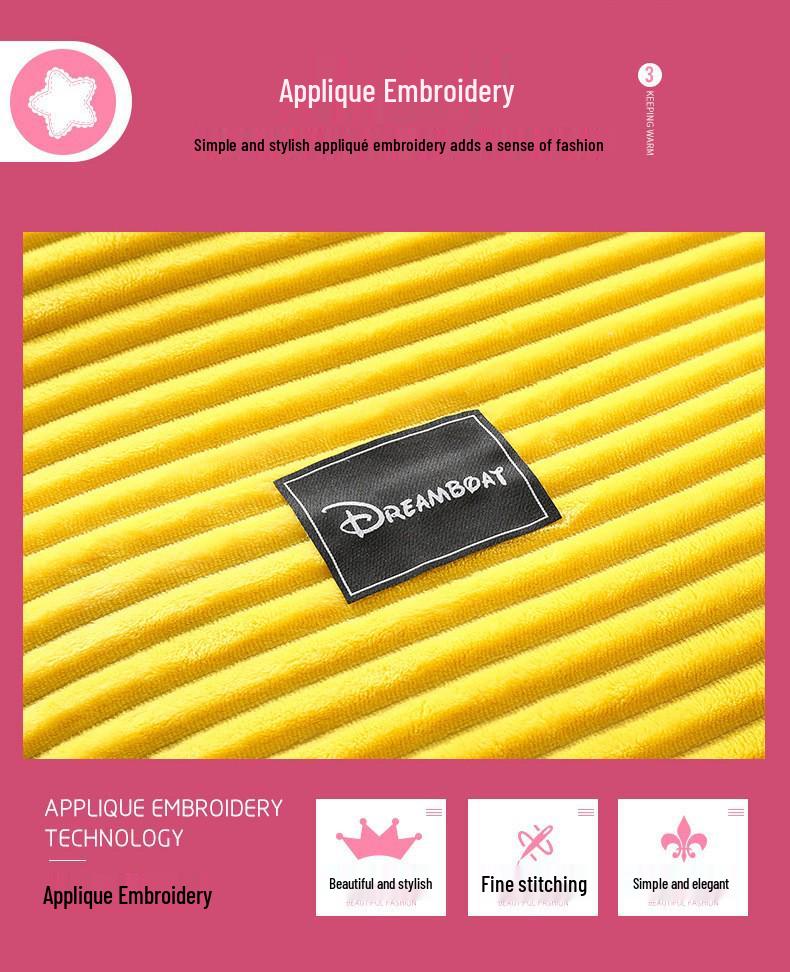 Four-Piece Winter Rabbit Velvet Bedding Set: Flannel Duvet & Warm Thickened Quilt Covers