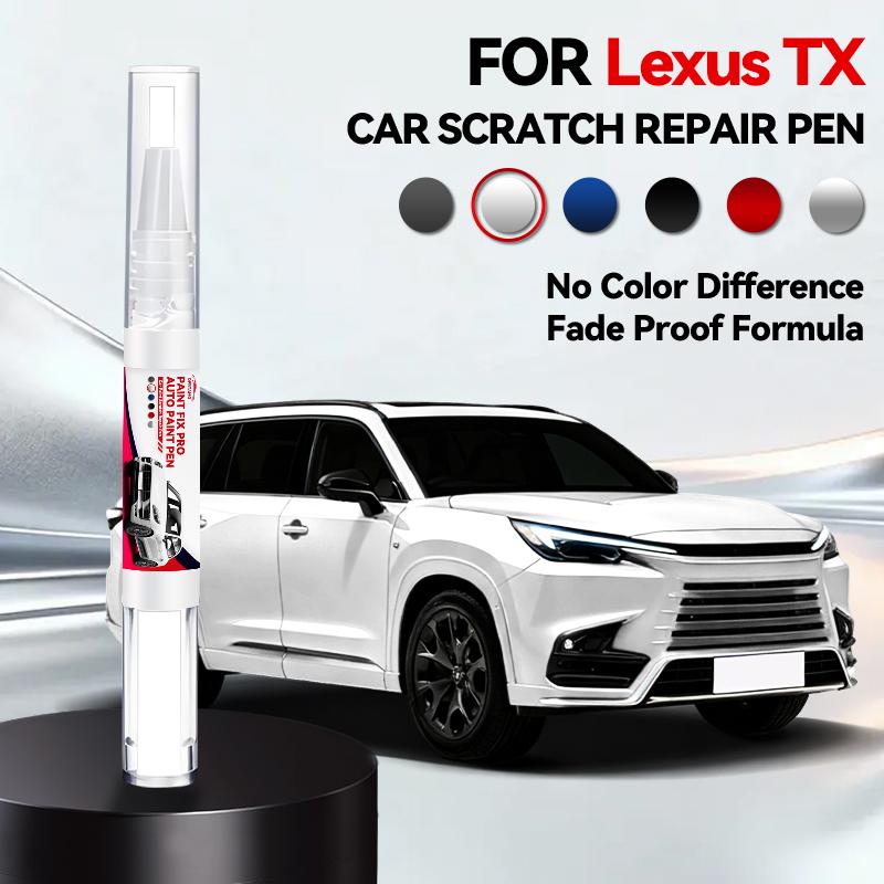 Car Paint Repair Pen For Lexus TX Paint Scratch Repair Accessories Silver 1J7 Gray 1L1 Red 3R1 White 089 Blue Caviar 223