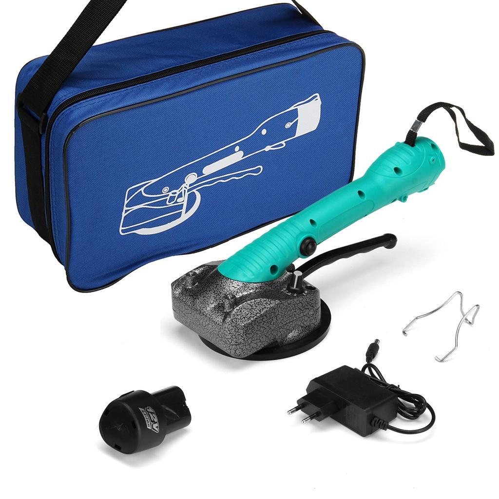 Машина для укладки плитки 100x100см 40кг Керамическая плитка 12В Вибратор Присоска Автоматический напольный вибратор Инструменты для выравнивания