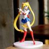 17cm Cartoon Cute Girl Sailor Moon Anime Figure PVC Action Anime Figure Model Kawaii Doll Desktop Ornaments