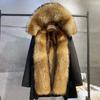 Pai Overcome Women's Fur One-piece Liner Detachable Winter Jacket Plus Velvet Thickening Anti-season Imitation Fur Coat