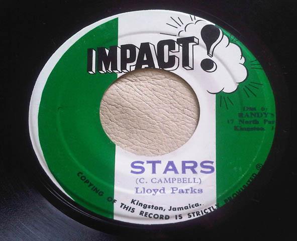 7inch Record LLOYD PARKS DENNIS ALCAPONE Stars Stars Version NONE Impact 1972 Jamaica Reggae Ska Dub Used