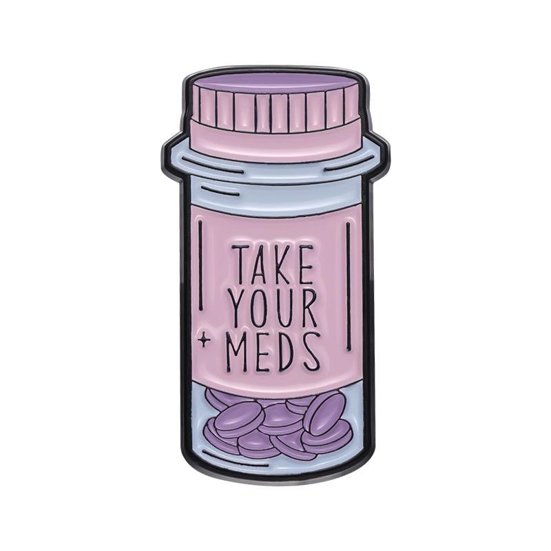 Медицинская эмалированная брошь в форме сердца, стетоскоп, ЭКГ, термометр, шприц, таблетка, группа крови, медицинский блокнот, металлический значок, булавки для отворота, ювелирные изделия