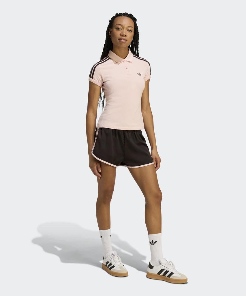 adidas Шорты Sprinter с тремя полосками - Aura Coffee: Песочно-розовый / Kc9006