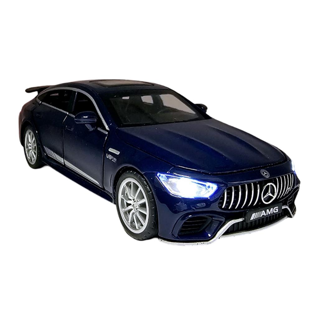 Mercedes-Benz AMG GT63 Седан 4-дверный 1:32 Литая модель автомобиля, темно-синий