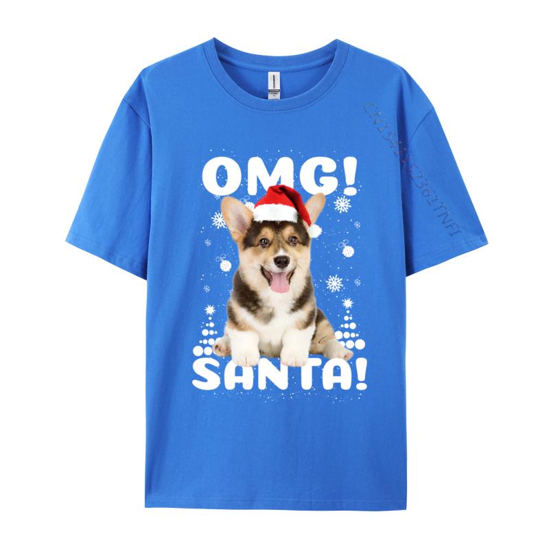 Christmas Dog T Shirts Fashion Premium Cotton Crew Neck Tee Shirts Male Plus Size Sweatshirts High Quality