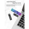 Портативный металлический USB-флеш-накопитель, ударопрочный диск thinkplus u usb2.0 u Lenovo 8 ГБ/16 ГБ/32 ГБ/64 ГБ небольшого размера MU221