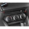 Central Control Air Conditioning Switch Button Panel Cover Trim For Mazda CX-3 CX3 2016 - 2024 Carbon Fiber Interior Accessories
