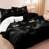 3pcs Duvet Cover Set, Black Cat Print Bedding Set, Soft Comfortable Duvet Cover, For Bedroom, Guest Room (1*Duvet Coveruest Room