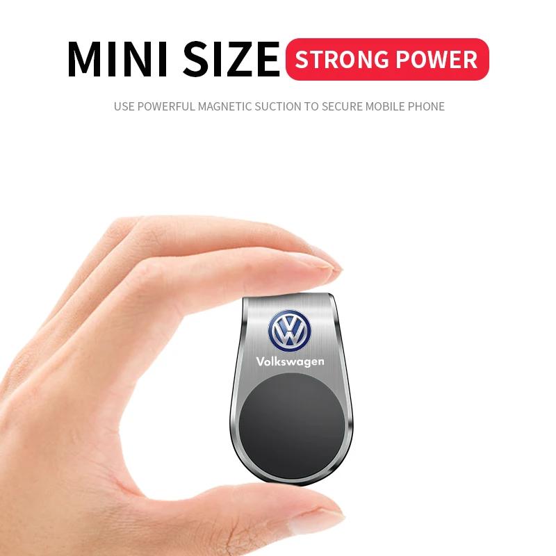 For Volkswagen Magnetic Phone Holder in Car Phone Stand Clip Car Accessories For Volkswagen Polo Passat B5 B6 B7 T5 Golf 4 5 6 T