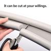 Door gap and door bottom seal Seal strip-gray