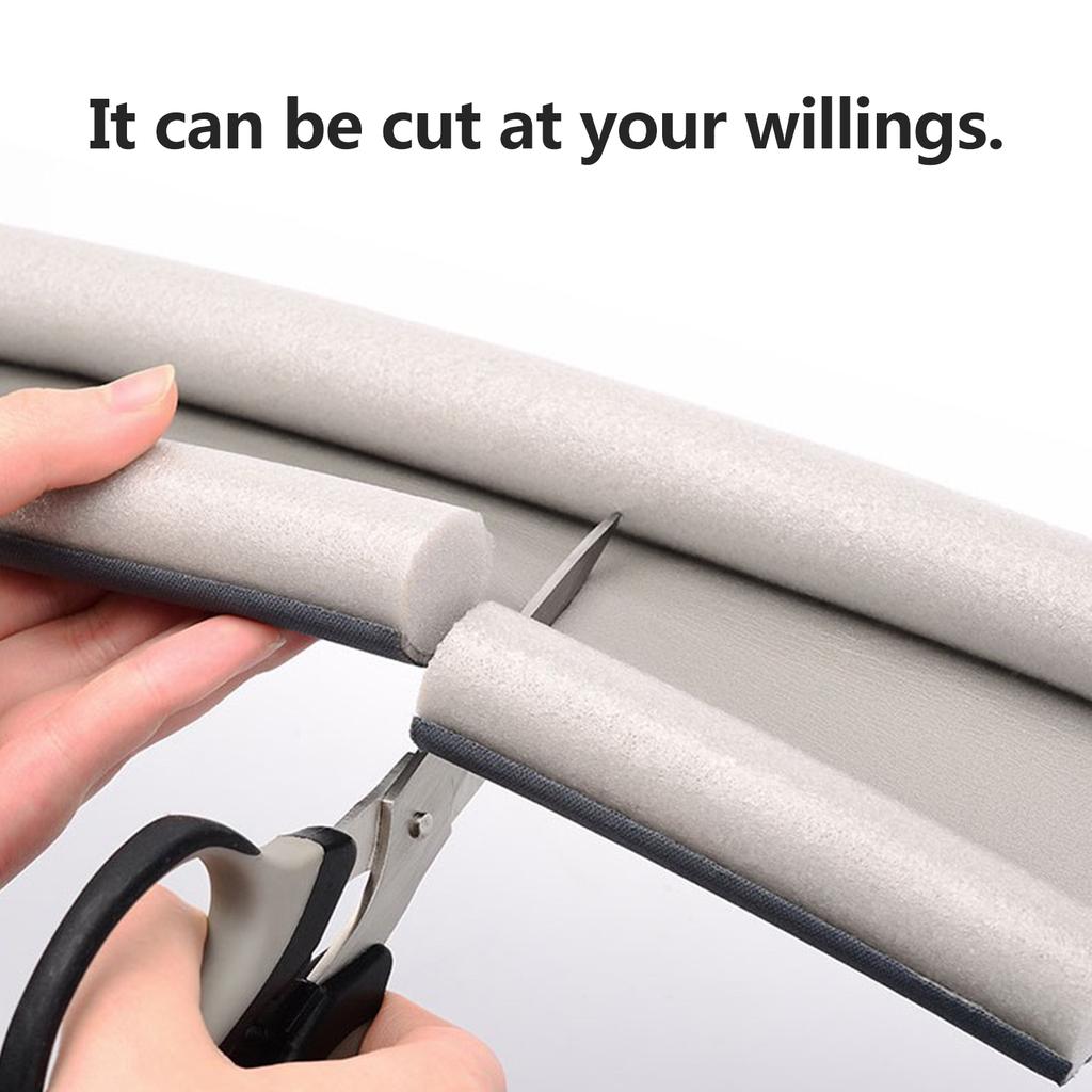 Door gap and door bottom seal Seal strip-gray