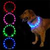 Светодиодный ошейник для собак, перезаряжаемый через USB, светящиеся ошейники для собак, светящийся в темноте ошейник для собак, мигающие огни для ваших ночных прогулок
