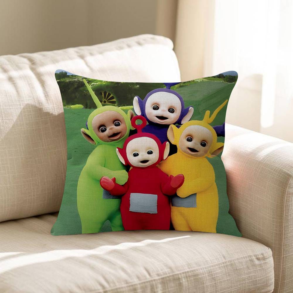 Cartoon TTeletubbies Cushion Cover Decorative Pillow Sofa Home Decor Case Pillow Cases