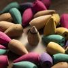 60 шт. Натуральные благовония-башенки с обратным потоком, благовония сандаловое дерево, агаровое дерево, для ароматерапии в помещении