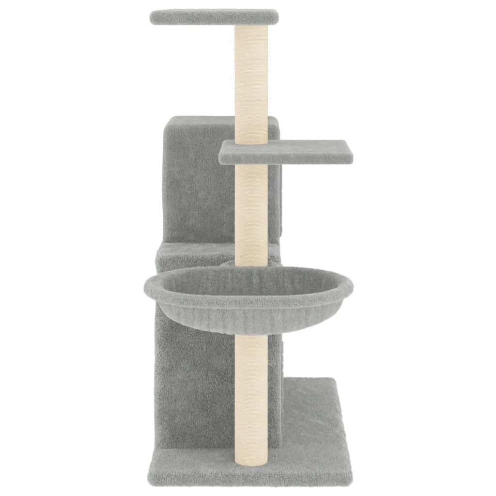 Scratching Post with Sisal Scratching Posts Light Grey 83 cm
