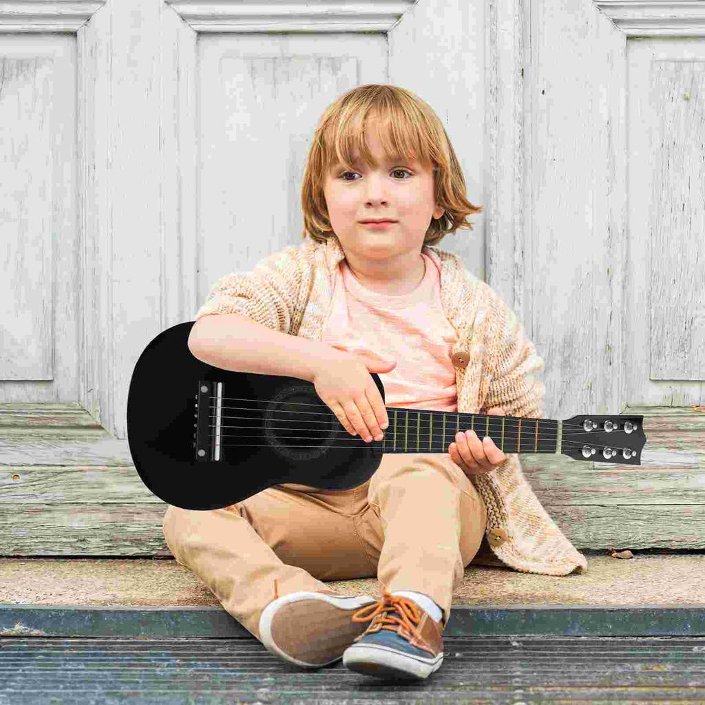 Children's Guitar Toy For Practice Acoustic Childrens Music Wooden Kids Beginner Gift Mini Toys