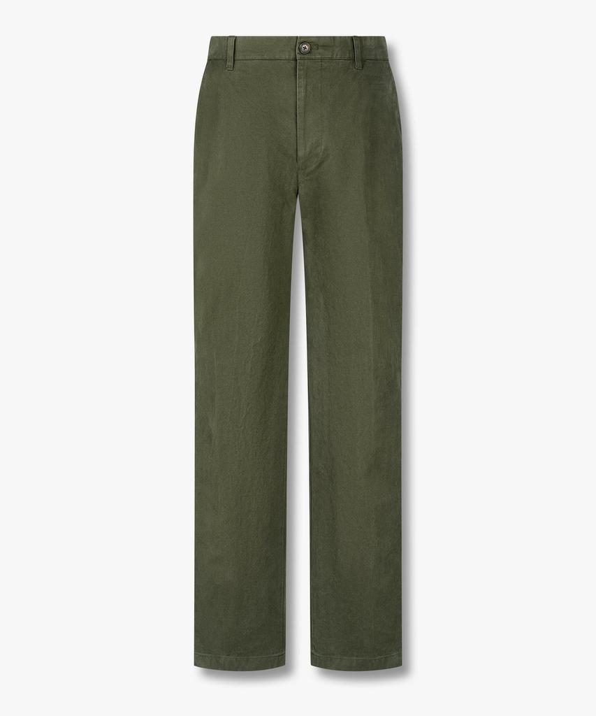 MAN ON THE BOON Washed Cotton Chino Pants_Olive 4716104003