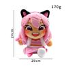 Layla Roblox Youtube Plush Toy Soft Stuffed Cartoon Cat Doll Collectible For Gaming Fans Home Decor Sofa Bedroom Car Gift