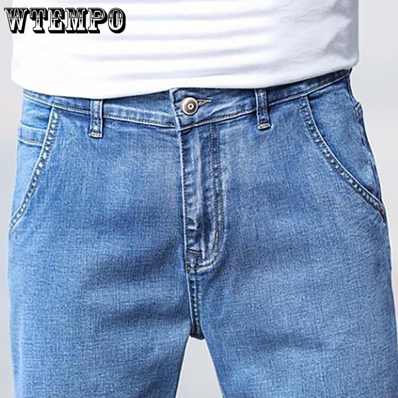 Men's Jeans Spring and Summer New Loose Straight Pants Blue Large Size Casual Fashion Simple Jeans