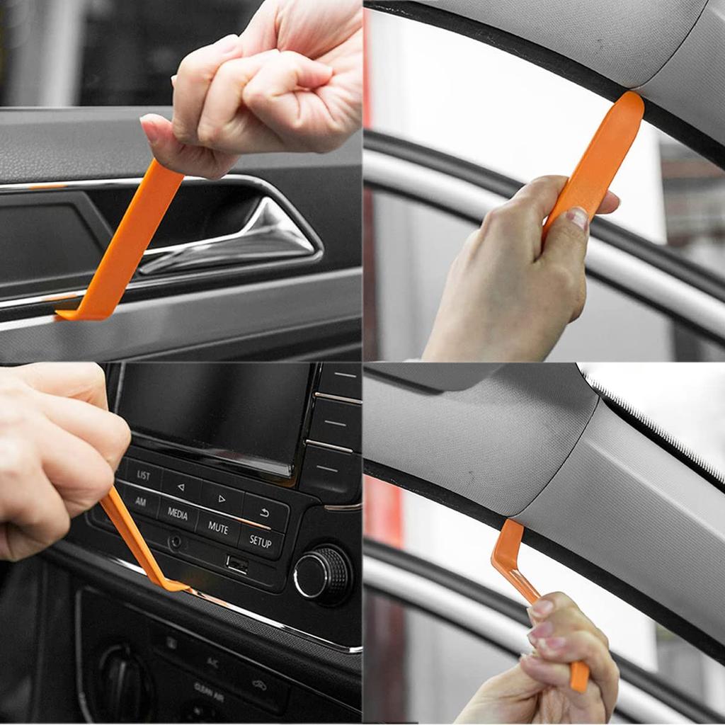 Cluoling Interior Upholstery Removal, Auto Upholstery Removal, Panel Stripping, Automotive Rivet, Clip, Clamp Tool,