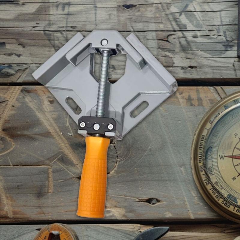 Угловые зажимы 90 градусов для деревообработки Угловой зажим Инструмент Быстро регулируемый Быстрый пружинный держатель Фото Рамка для картины